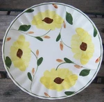Sunbright Pattern Colonial Shape Dinner Plate Blue Ridge Southern Pottery Yellow. Fixed Price $19.99.