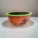 Kohls Halloween Ceramic Bowl Bats Ghost Jack Lantern Candy Chip Dish Trick 11. Fixed Price $14.24.