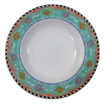 Christopher Stuart Laguna Y0267 Southwestern Aztec Soup Bowl Jenny Faw Design. Fixed Price $11.99.