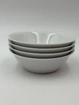 Pottery Barn Caterer's Box 6 Soup Salad Bowls Set Of 4 White Porcelain Round. Fixed Price $36.99.