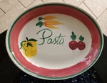 Taste Of California 18" Oval Pasta Platter/bowl Ceramic. Fixed Price $17.00.