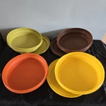 Tupperware Seal Serve Bowls Set Of 3 & Extra Vintage Harvest 1206 1207. Fixed Price $20.00.