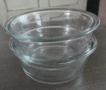 Vintage Anchor Hocking 1019 Clear Thick Glass Oval Oz Custard Cups Set Of 2. Fixed Price $12.00.