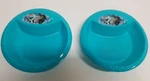 Set Lot Of 2 Zak Designs Frozen Olaf Theme Blue Aqua Plastic Bowls Girls Kids. Fixed Price $9.00.