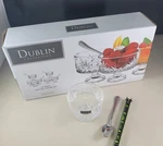 Godinger Dublin Collection 16 Pc Crystal Taster Trifle Bowl & Spoons Set Gifts. Fixed Price $35.51.