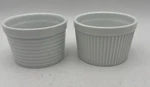 2- Bia Cordon Bleu Ramekin Set Of 12 Oz Textured White. Fixed Price $24.50.