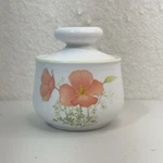 Noritake Progression Bright Side 9079 Japan Covered Sugar Bowl Hand Painted Mcm. Fixed Price $11.99.