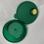 Tupperware Mini Steamer Colander Bowl #1830 Hunter Green 7.5" W/vented Lid #2649. Fixed Price $25.99.