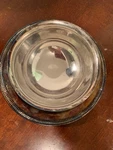 Oneida Dipping Bowl With Attached Base Plate. Fixed Price $7.00.