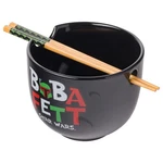 Silver Buffalo Star Wars Boba Fett Ceramic Ramen Noodle Rice Bowl With Chopst.... Fixed Price $45.92.