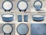 Arita Genesis Blue 5244 Stoneware Dinnerware China - You Choose. Fixed Price $8.50.