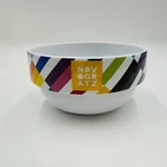 Novogratz Stripes Multi Color Ceramic Soup Cereal Bowl Rainbow Stoneware Read. Fixed Price $14.99.
