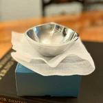 Nambe Mini Tri Corner-fiesta Alloy Metal Serving Bowl Oven & Freezer Safe. Fixed Price $34.00.