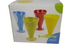 Godinger Home Essentials Waffle Ice Cream Cone Dishes Set Of 4. Fixed Price $29.99.