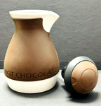 Chef'n Brown Insulated Carafe W/built Frother Pot For Hot Chocolate/coffee. Fixed Price $18.50.