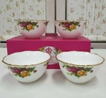 Royal Albert Old Country Roses 4.3" Bowl Set 4PCS. Fixed Price $139.80.
