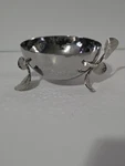 Michael Aram Leaf Leg Bowl Silver Plated Nut Candy Dish. Fixed Price $95.00.