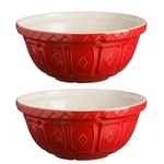 Mason Cash Colour Mixing Bowl 29CM Red - 2PC. Fixed Price $141.29.