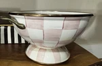 Mackenzie-childs Rosy Check Almost Everything Bowl Enamel New!. Fixed Price $99.00.