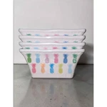 Cynthia Rowley Pineapple Melamine Bowls Set Of 4 Tropical Serving 6". Fixed Price $23.52.
