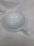 Vintage Glasbake J2663 Milk Glass Dessert/chili Bowl With Handle 11OZ. Fixed Price $5.95.