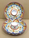 222 Fifth Pts International Dishes - El Centro 1 Piece Chip & Dip Bowl Plate. Fixed Price $28.50.
