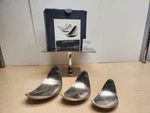 Georg Jensen Tableware Stainless Steel Modern Leaf Bowls Set 3. Fixed Price $95.00.