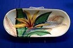 Island Plantations Hand Painted Bird Of Paradise (vibrant) Oval Serving Bowl!. Fixed Price $24.00.