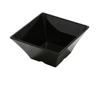 Yanco China RM-4106BK Rome Black Melamine 26 Oz. 6" X Square Bowl Doz. Fixed Price $134.02.