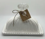 Mud Pie Door Crystal Knob Butter Dish Cottagecore Whimsical Farmhouse New Tags. Fixed Price $37.99.