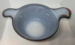 Glasbake J-2482 17 Made In Usa Chicken Rooster Hen Bowl Black. Fixed Price $34.99.