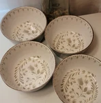 Better Homes & Gardens Melamine 2.8" X 6.3" Cereal Bowl Set Of 4 Grey. Fixed Price $26.99.
