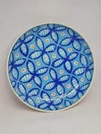 Better Homes & Gardens 10" Blue Abstract Geometric Floral Melamine Dinner Bowl. Fixed Price $14.99.