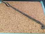 Primitive Old Blacksmith Iron Scissor Fireplace Tongs Hearth Ember. Fixed Price $55.00.