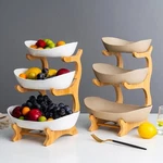3 Layer Fruit Plate Dish Basket Salad Bowl Modern Aesthetic Elegant Design. Fixed Price $28.99.
