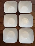 Corelle Discont'd Twilight Grove Square 6.5 Soup/cereal Bowl Brown/green Rim. Fixed Price $24.00.