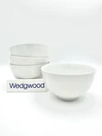 Emeril For Wedgwood Super White - Coupe Cereal Bowls 5 1/2 , Set Of 4. Fixed Price $95.99.