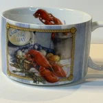 Cape Shore Catch Of The Day Boston Oversized Soup Mug Coastal Ocean Nautical. Fixed Price $10.00.