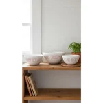 Rae Dunn Christmas Nesting Mixing Bowl Set Of 3 White. Fixed Price $60.00.