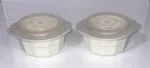 Anchor Hocking Microwave 8 Oz Ramekin Bowls & Lids Freeze Heat Serve #579. Fixed Price $10.00.