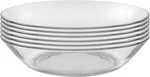 Made France Lys 8.25 Inch Clear Calotte Soup Plate, Set Of 6. Fixed Price $44.40.