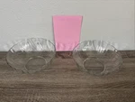 Set Of 2 Arcoroc Usa Clear Glass Serving Bowl Ribbed Scalloped Used Condition 9. Fixed Price $31.99.