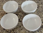 Ikea White Bowls 1/4" 21986. Fixed Price $26.00.