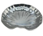 Old Town Imports Shell Pewter Dish Tray Signed #392379 Made Mexico 14X11" Read. Fixed Price $33.99.