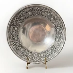 Wilton Armetale Rwp Heavy Round Serving Bowl Pewter Silver Tone William & Mary. Fixed Price $20.00.