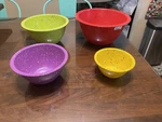 Set Of 4 Zak Bowls. New. Never Used. Sizes Listed On The Bottom Red Bowl.. Fixed Price $42.00.