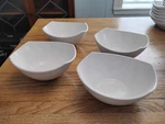 Classic Fjord White Set Of 4 All Purpose / Cereal Bowls 6.25" Dansk Porcelain. Fixed Price $90.50.