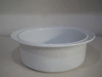 Dansk Cafe Blanc Rim 9" Round Vegetable Serving Bowl White Portugal. Fixed Price $29.99.