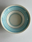 Vtg Rare Newcor Hand Painted Korea Blue Etched Swirls Ceramic 6 Cereal Bowl. Fixed Price $9.99.