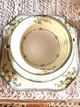 Meito MEI193 Rose Garden 41PC Dinner Lunch Bowls Square Sandwich Serving Plates. Fixed Price $265.00.